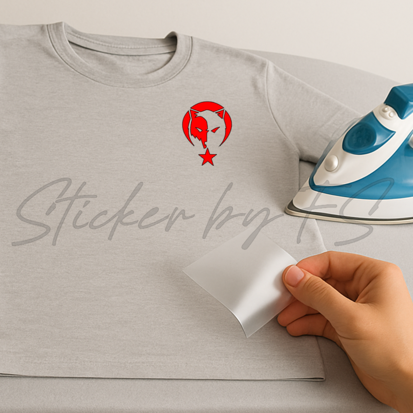 Ay Yildiz Bozkurt Sticker Aufkleber für Tshirt, Tasche, Pullover