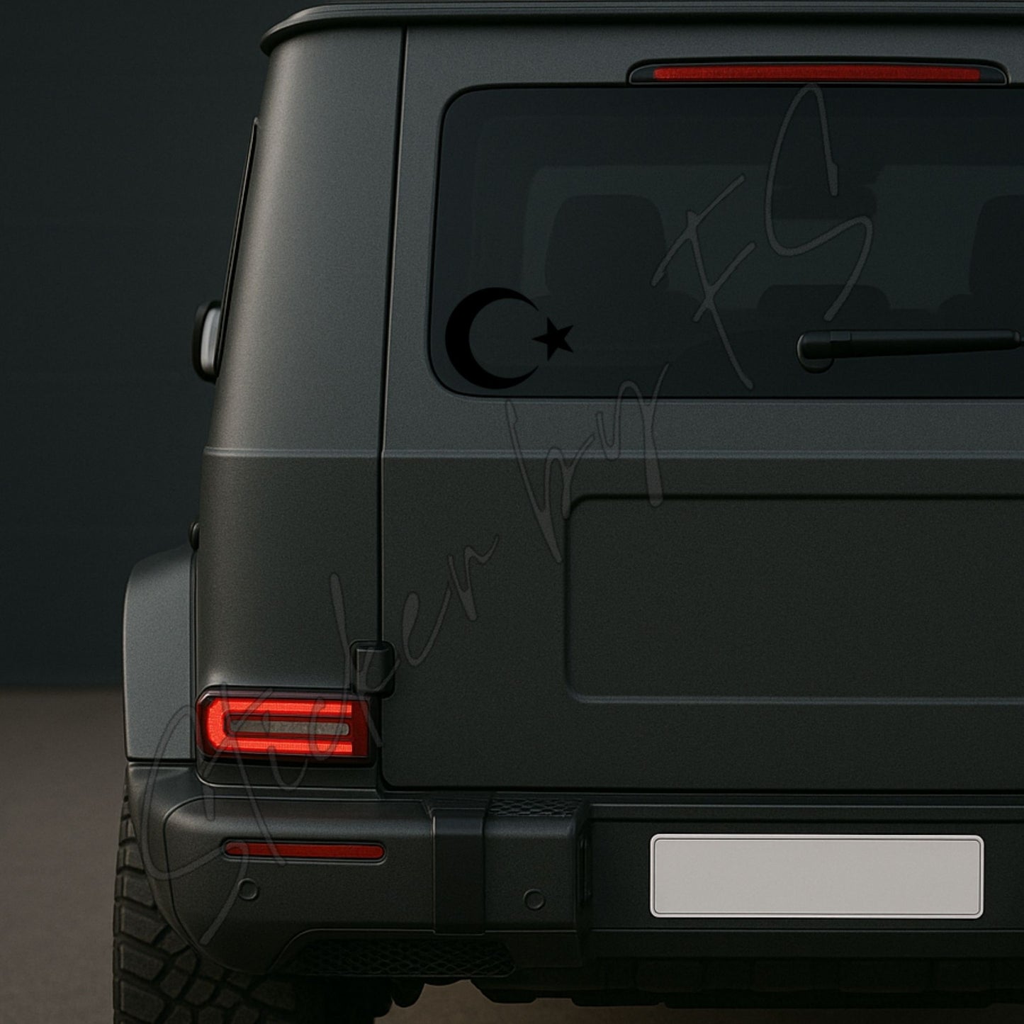 Ay Yildiz Sticker Aufkleber Autosticker Carsticker Sticker für Laptop Türk Türkiye