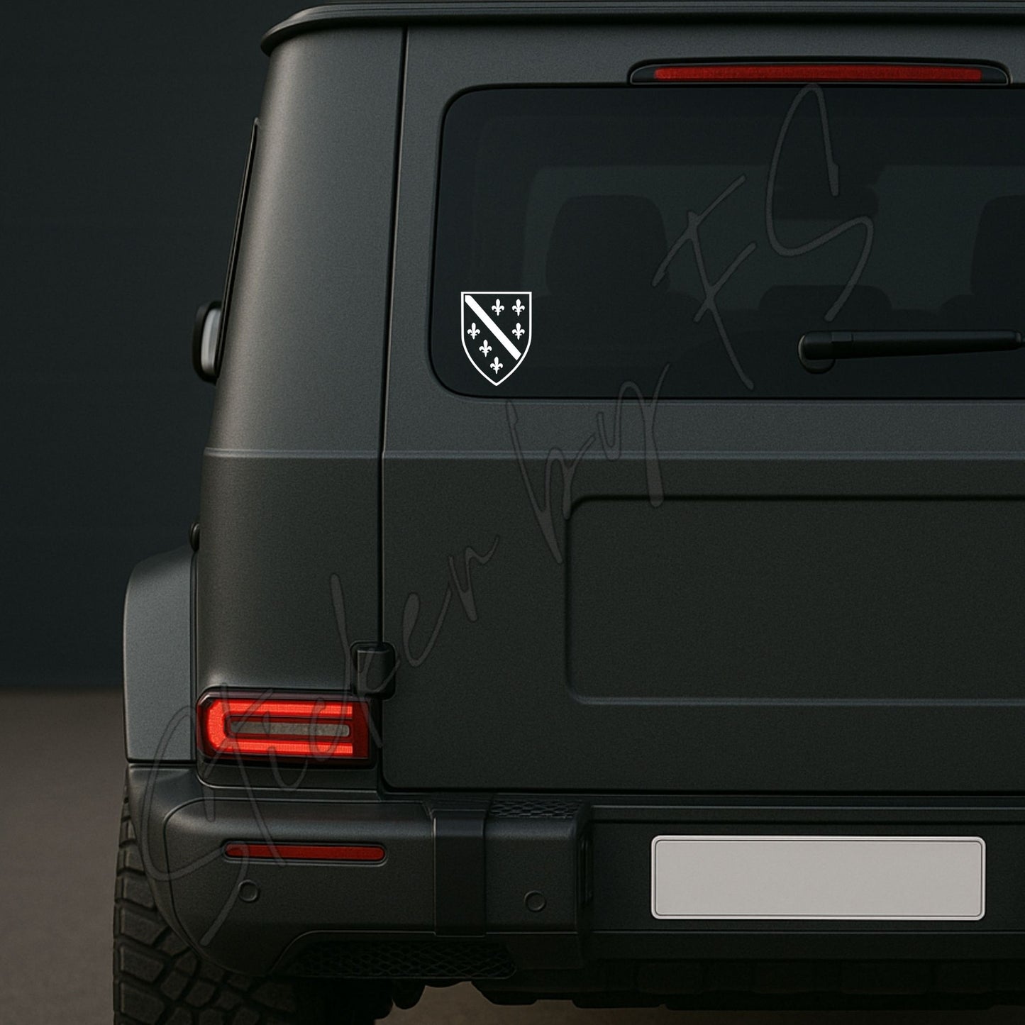 Bosnien Aufkleber, wetterfest, ideal für Autos, Motorräder, Fensterscheiben und Laptops