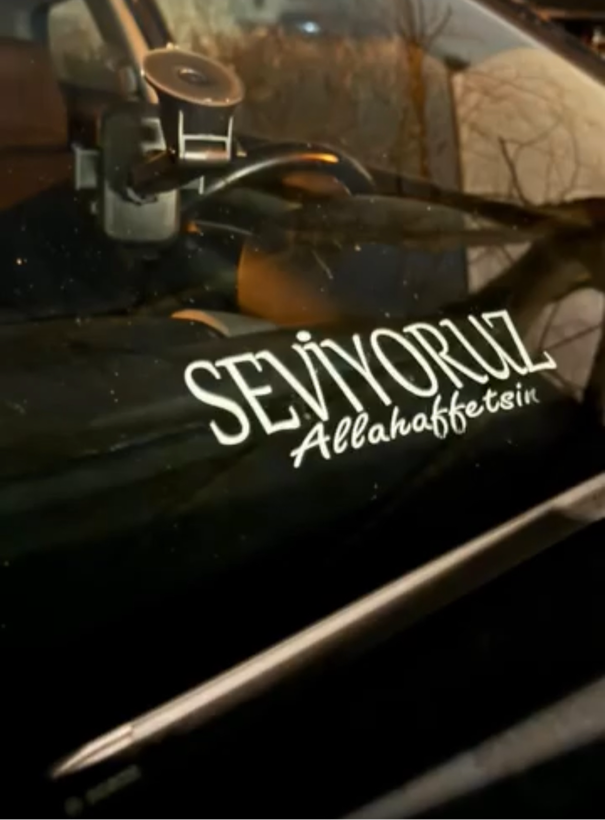 Seviyoruz Allahaffetsin Aufkleber, wetterfest, ideal für Autos, Motorräder, Fensterscheiben und Laptops