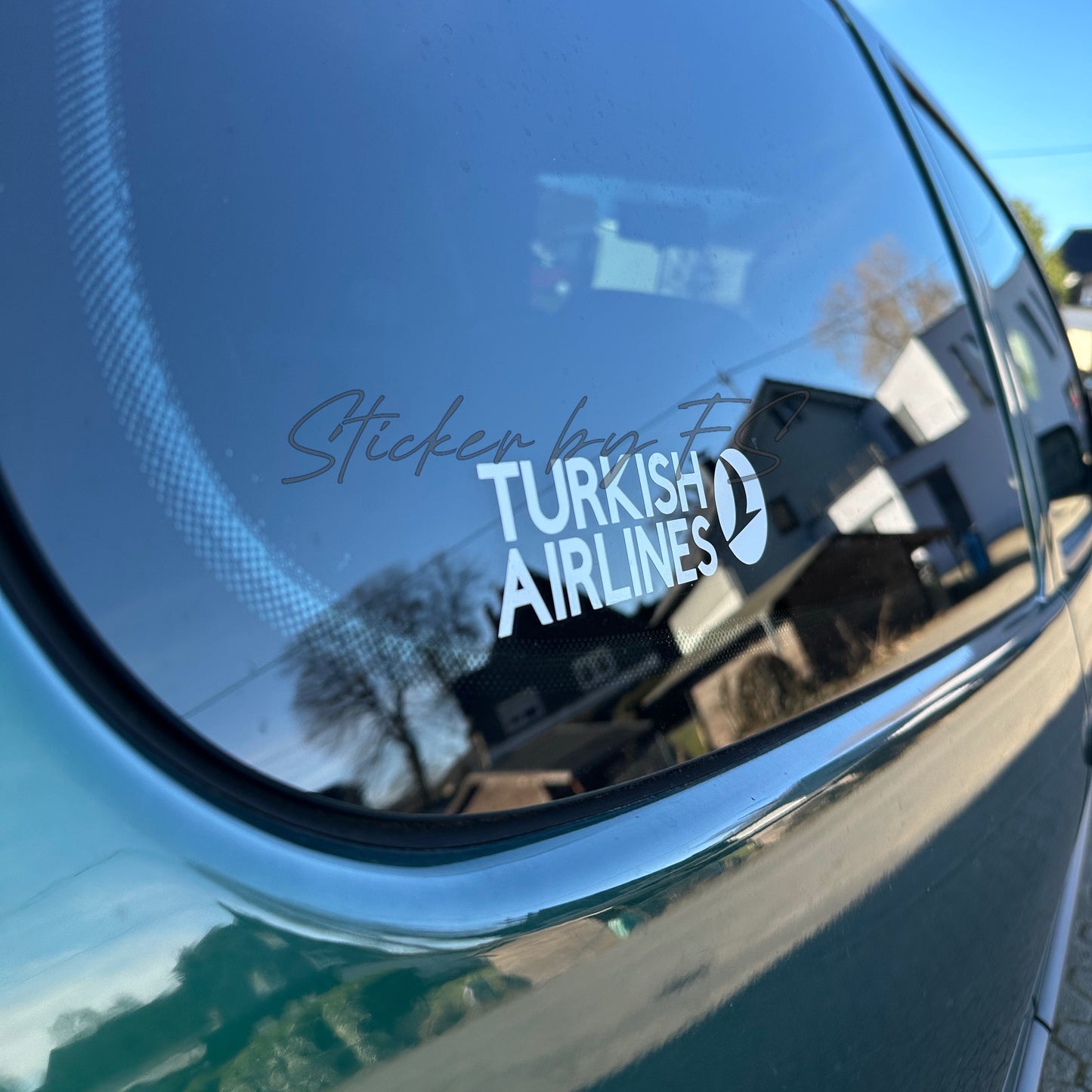 Turkish Airlines THY Sticker Aufkleber Autosticker Carsticker Sticker für Laptop