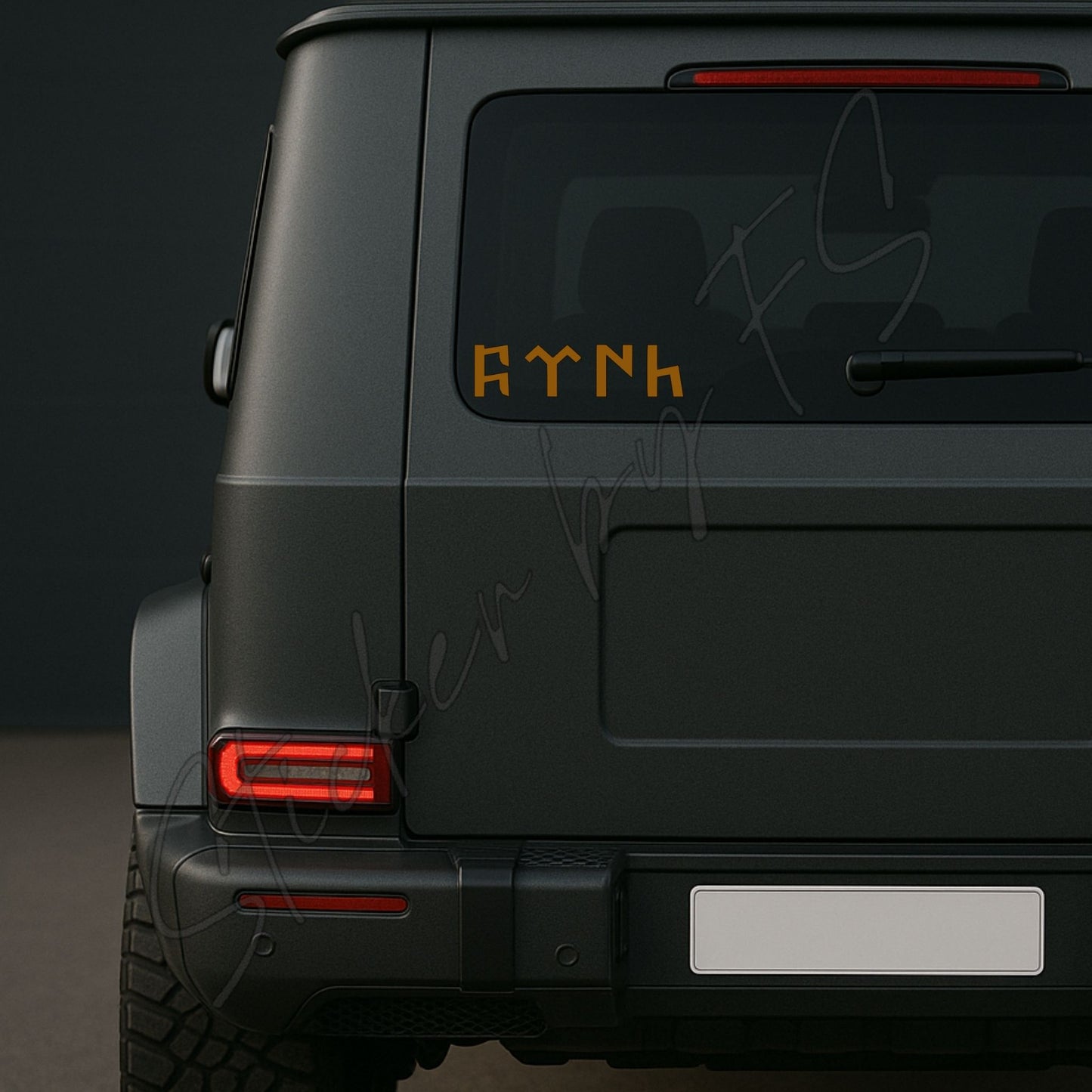 Göktürkce Türk Sticker Aufkleber Autosticker Carsticker Sticker für Laptop Türk Türkiye Bozkurt