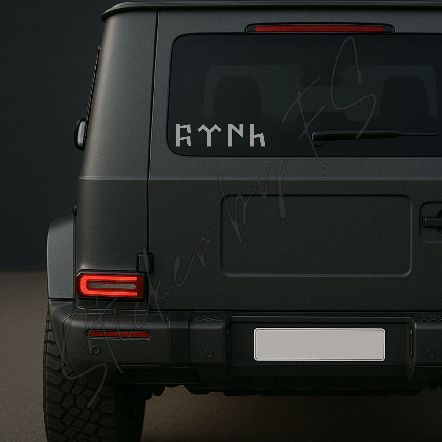 Göktürkce Türk Sticker Aufkleber Autosticker Carsticker Sticker für Laptop Türk Türkiye Bozkurt