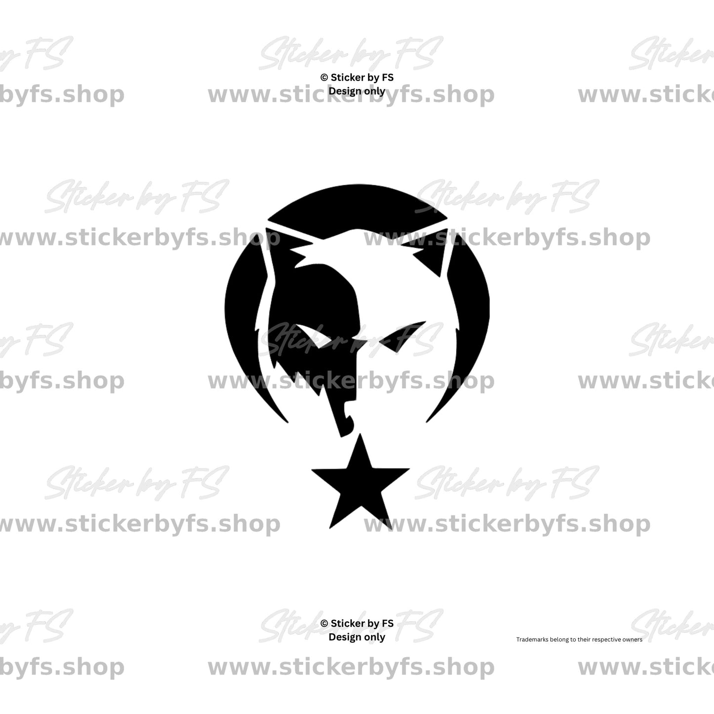 Ay Yıldız Bozkurt Sticker – hochwertiger Aufkleber
