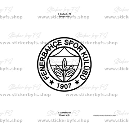 Fenerbahçe Sticker – hochwertiger Aufkleber
