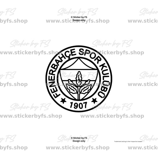 Fenerbahçe Sticker – hochwertiger Aufkleber