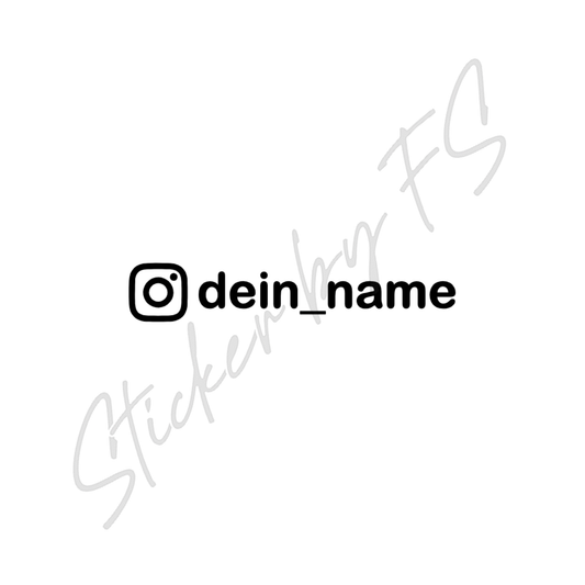 Instagram Sticker für Auto, Laptop Motorrad Aufkleber Autosticker Carsticker Social Media