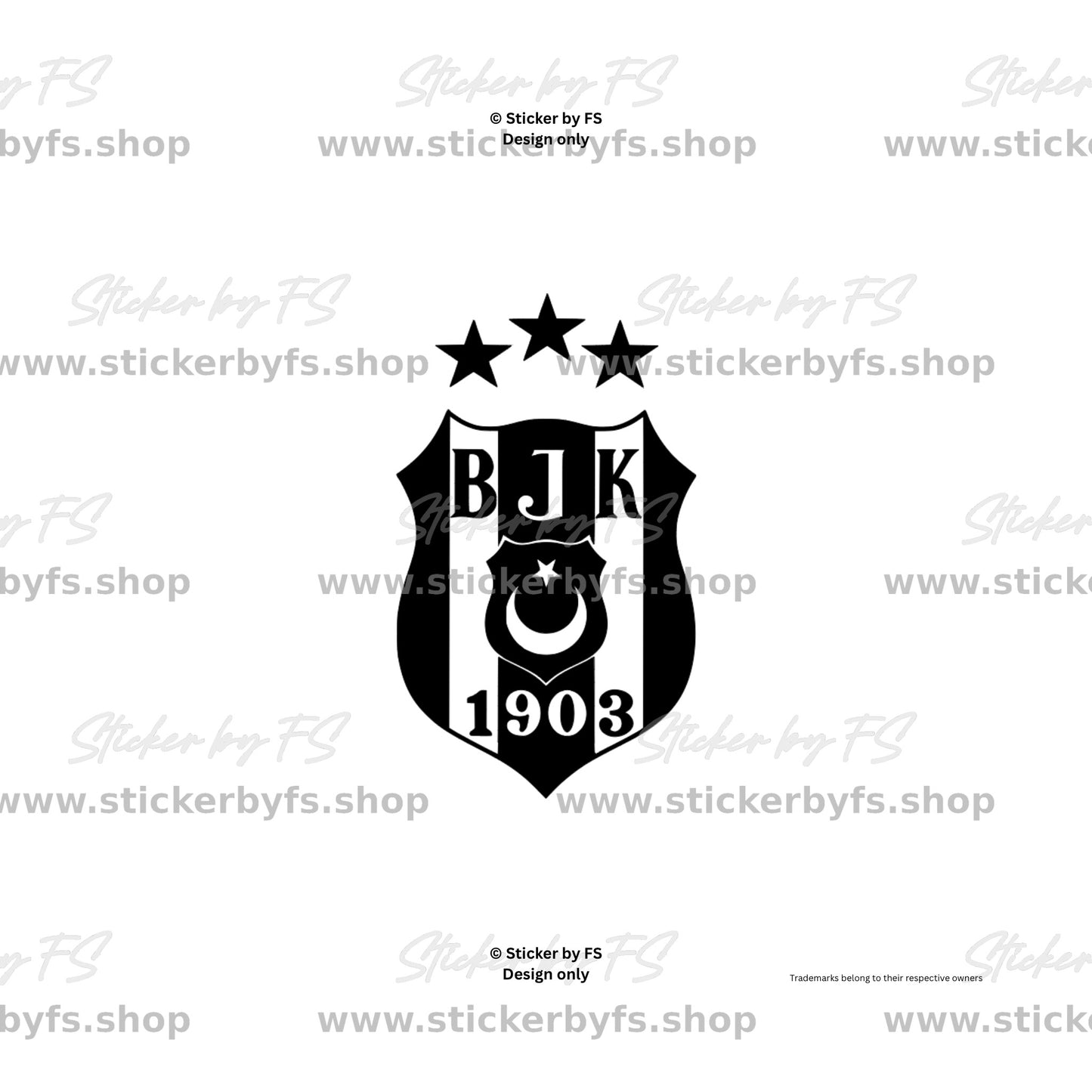 Beşiktaş Sticker – hochwertiger Aufkleber