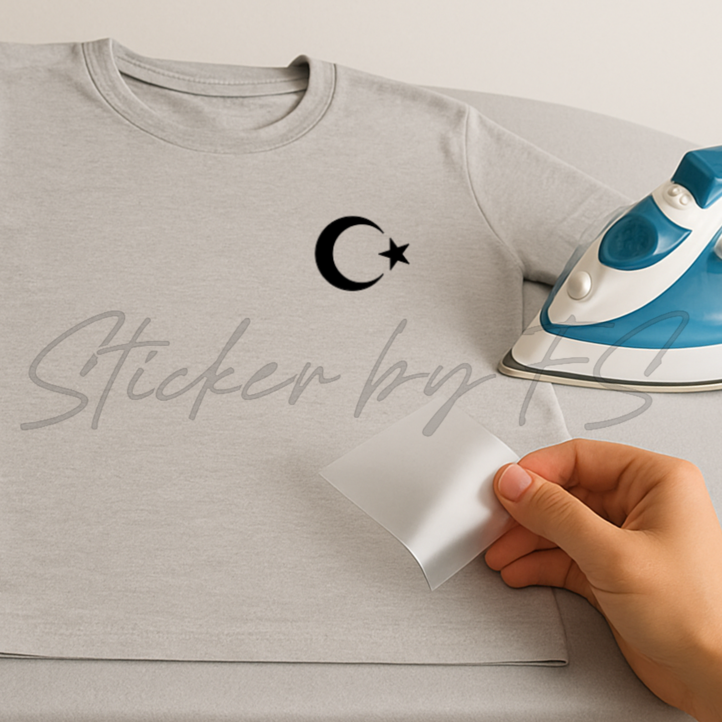 Ay Yildiz Sticker Aufkleber für Tshirt, Tasche, Pullover
