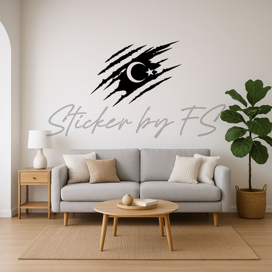 Ay Yildiz Wandsticker Wand Tattoo Homedecoration Türk Türkiye