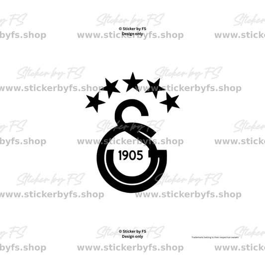 Galatasaray beş yıldız Sticker – hochwertiger Aufkleber