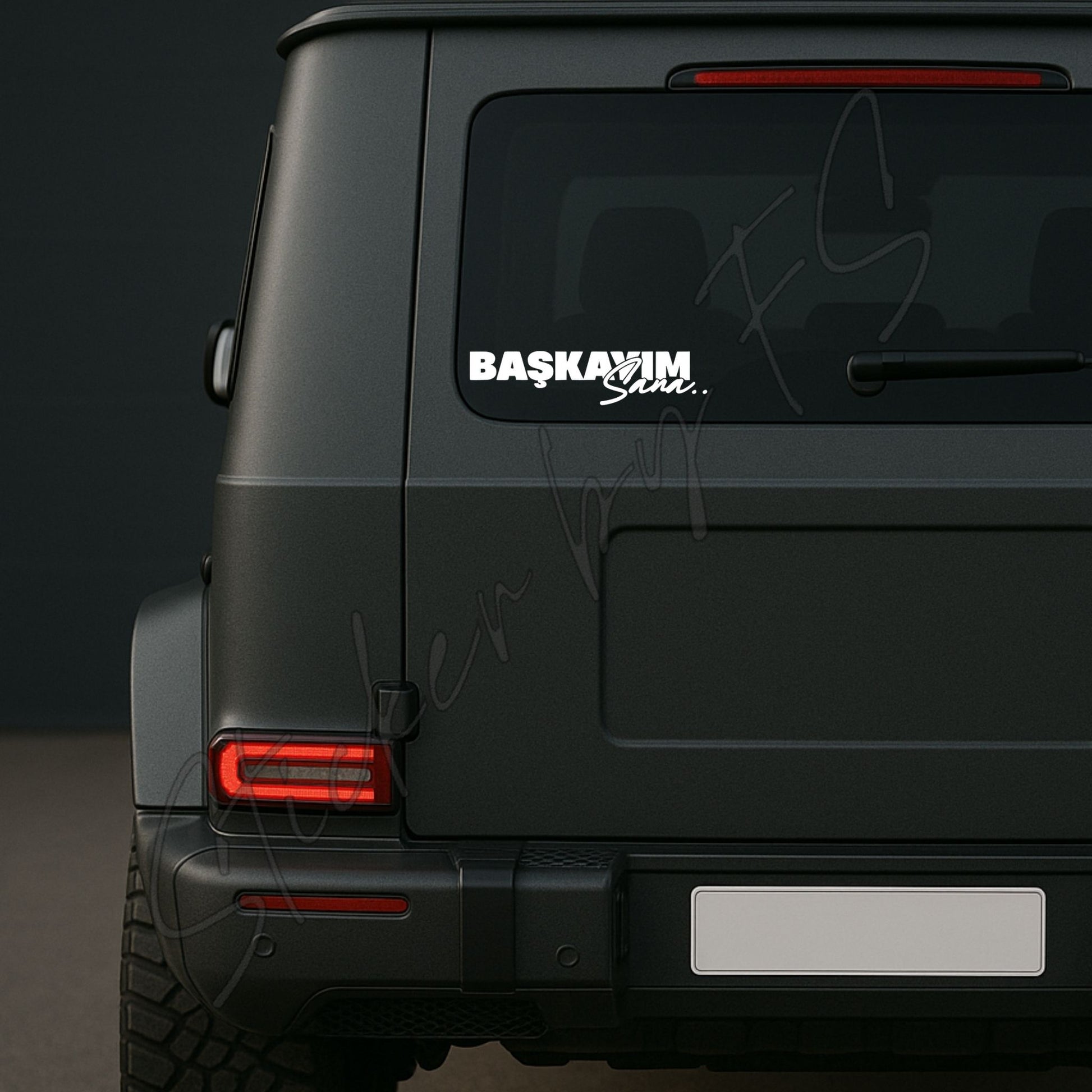 Baskayim Sana Sticker Aufkleber Autosticker Carsticker Sticker für Laptop Arkacam Yazilari