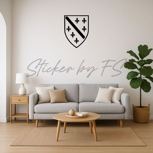 Bosnien Wandtattoo – hochwertiger Wandsticker