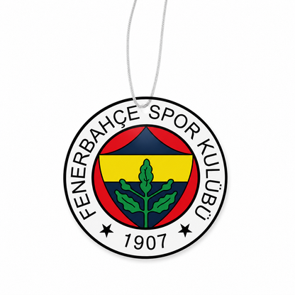 Fenerbahçe Duftbaum mit rundem Vereinslogo und 1907 Schriftzug