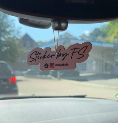 Sticker by FS Duftbaum – Eleganter Premium-Duft