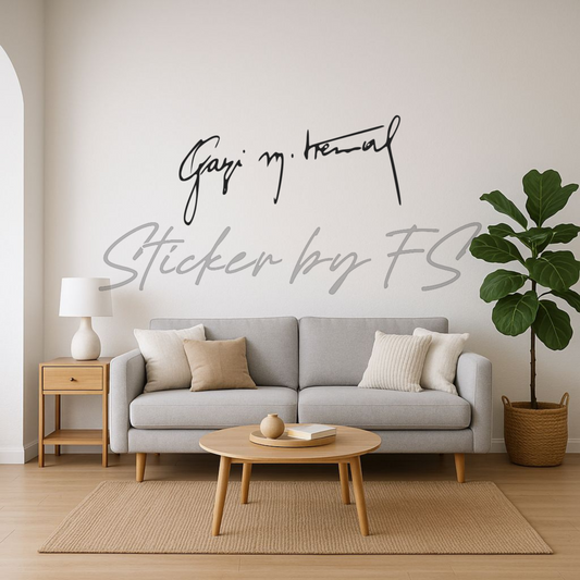 Gazi m. Kemal Wandsticker Wand Tattoo Homedecoration Kemal Atatürk