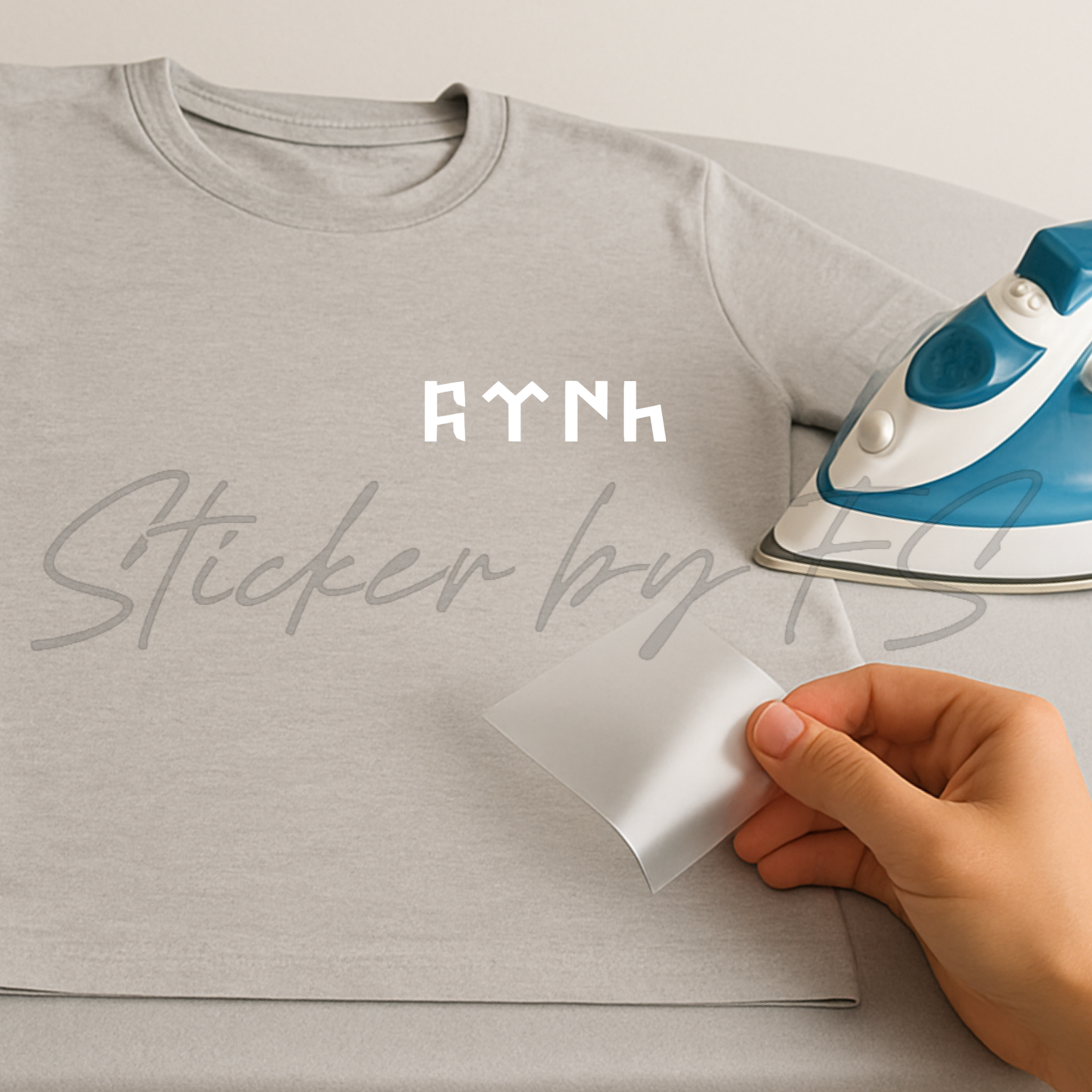 Göktürkce Türk  Sticker Aufkleber für Tshirt, Tasche, Pullover