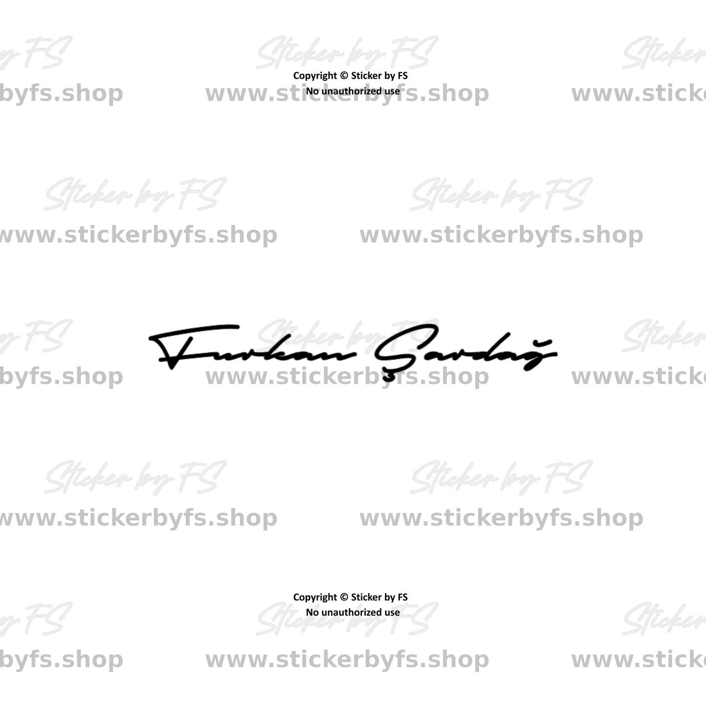 Signature Sticker – hochwertiger Aufkleber