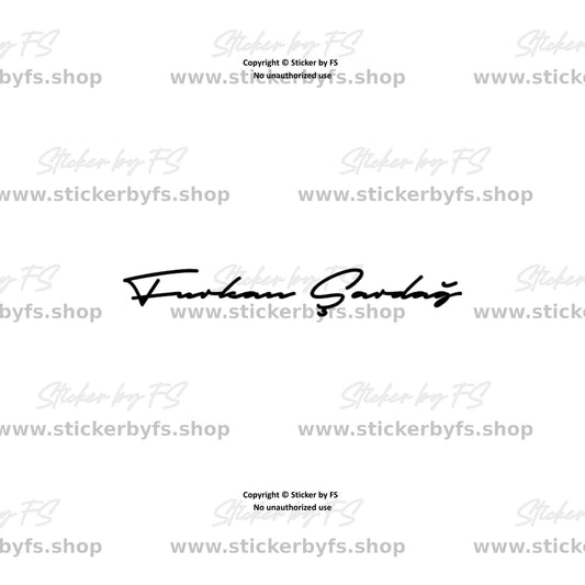 Signature Sticker – hochwertiger Aufkleber