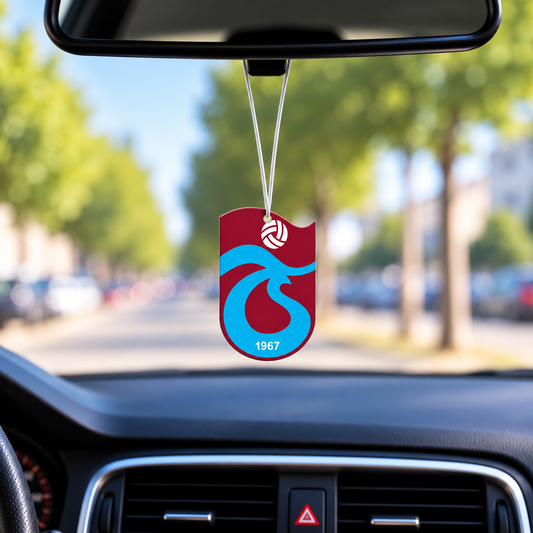 Trabzonspor Duftbaum 1967 im Auto mit Vereinsmotiv ifür Auto, Wohnräume und Büro