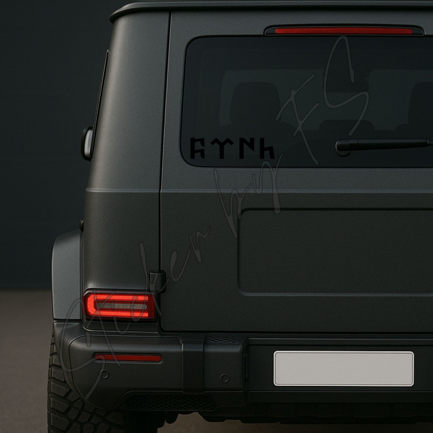 Göktürkce Türk Sticker Aufkleber Autosticker Carsticker Sticker für Laptop Türk Türkiye Bozkurt