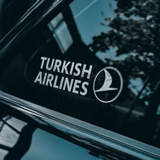 Turkish Airlines THY Sticker Aufkleber Autosticker Carsticker Sticker für Laptop