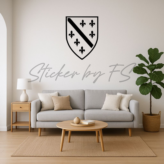 Bosnien Wandsticker Wand Tattoo Balkan Homedecoration