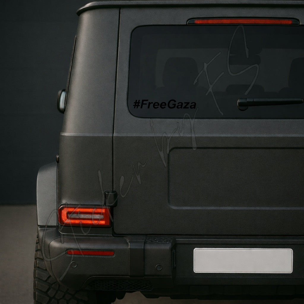 #FreeGaza Sticker – hochwertiger Aufkleber
