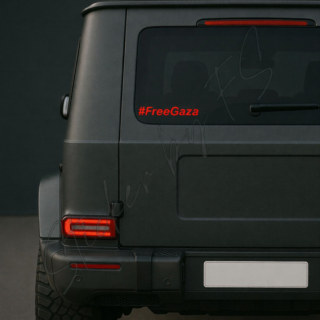 #FreeGaza Sticker – hochwertiger Aufkleber