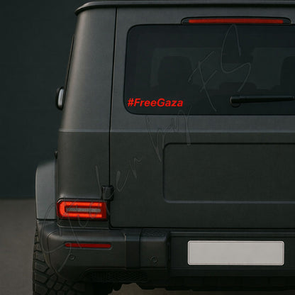 #FreeGaza Sticker – hochwertiger Aufkleber
